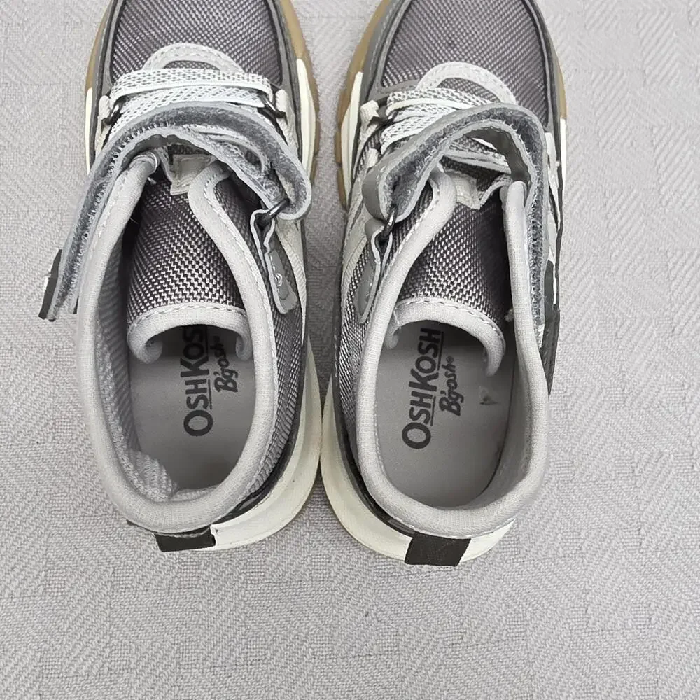 OshKosh B'gosh TAO-B Gray Kids Size 13M Sneaker Casual Mesh Unisex OF24911H